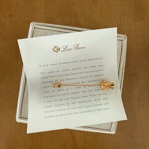 Loro Piana Sun Gold Brass Cardo Pin